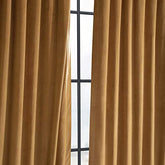 Half Price Drapes VPCH-192018-120 Signature Blackout Velvet Curtain, Burgundy, 50 X 120