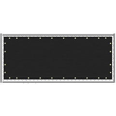 Shade&Beyond 4' x 50' Fence Privacy Screen Black Heavy Duty 150 GSM Fencing Mesh Shade Net Cover for Wall Garden Yard Backyard Indoor Outdoor Home Decoration