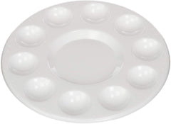 Olia Design Round Professional Plastic Paint Platte Tray White - RoundPlatte