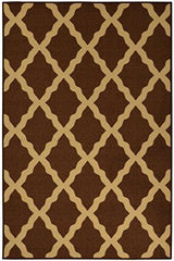 Ottomanson Glamour Collection Contemporary Moroccan Trellis Design Kids Rug (Non-Slip) Kitchen and Bathroom Mat Rug, 3'3" X 5'0", Grey