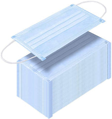 KENNEDY Earloop Face Mask, Sanitary Surgical Face Shields, Dust Mask, Blue (50)