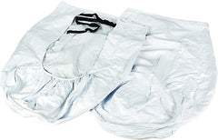 Camco Vinyl Weatherproof Wheel Cover - Protects Tires From Sun, Dirt, and Corrosion, Fits 30"- 32" Tires - White (2 Pack) (45323)