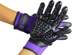 K&K Pet Grooming Gloves - Patented #1 Ranked, Award Winning Shedding, Bathing, & Hair Remover Gloves - Gentle Brush for Cats, Dogs, and Horses