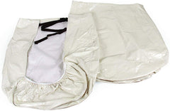 Camco Vinyl Weatherproof Wheel Cover - Protects Tires From Sun, Dirt, and Corrosion, Fits 30"- 32" Tires - White (2 Pack) (45323)