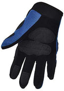 Street Bike Full Finger Motorcycle Gloves 09 (Large, black)