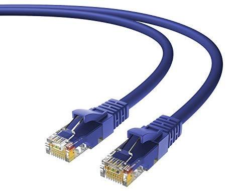 Maximm Ethernet Cable Cat6 Snagless - 6 Feet - Multi-Color - [5 Pack] - Pure Copper - UL Listed - Cable Ties Included