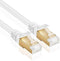 TNP Cat6 Ethernet Patch Cable (10 Feet) - Professional Gold Plated Snagless RJ45 Connector Computer Networking LAN Wire Cord Plug Premium Shielded Twisted Pair (White)