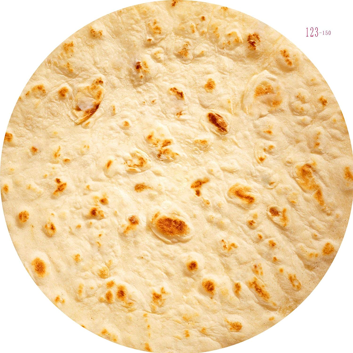 LetsFunny Realistic Food Novelty Blanket, Soft and Cozy Fleece, Perfectly Round Tortilla Throws Blanket (Donut&Coffee, 59 inches)