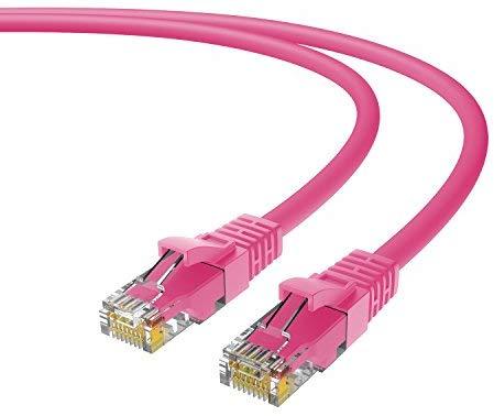 Maximm Ethernet Cable Cat6 Snagless - 6 Feet - Multi-Color - [5 Pack] - Pure Copper - UL Listed - Cable Ties Included