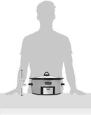 Crockpot SCR300-SS 3-Quart Manual Slow Cooker, Silver