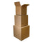 The Boxery 8x6x4'' Corrugated Shipping Boxes 100 Boxes