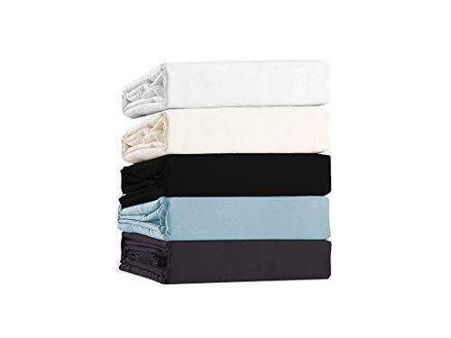 KETHER Luxury Hotel Collection Double Brushed Microfiber - 1800 Series - Twin Size Sheet Set with 15 Inch Deep Pocket (Solid White) - 3 Piece Set - Wrinkle Free, Stain Resistant Bed Sheet Set