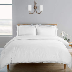 SORMAG 100% Washed Cotton Duvet Cover 3 Piece, Comforter Cover California King Size, Ultra Soft with Zipper Closure, Corner Ties, Simple Bedding Style, Gray White Plaid