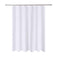 N&Y HOME Fabric Shower Curtain Liner Extra Long Stall Size 54 Width by 80 Length inches, Hotel Quality, Washable, White Bathroom Curtains with Grommets, 54x80