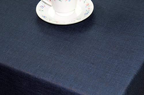 COTTON CRAFT 100% Linen Hemstitch Table Cloth - Size 60x90 Natural - Hand Crafted and Hand Stitched Table Cloth with Hemstitch Detailing.