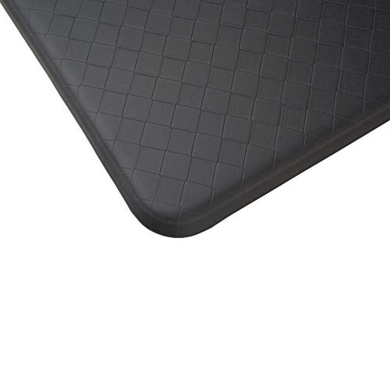 imprint cumulus9 kitchen mat nantucket series 20 in. x 36 in. x 5/8 in black