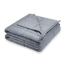 Weighted Idea Sleep Weighted Blanket | 12 lbs | 48''x78'' | Cotton | Grey | for Adult Woman and Man