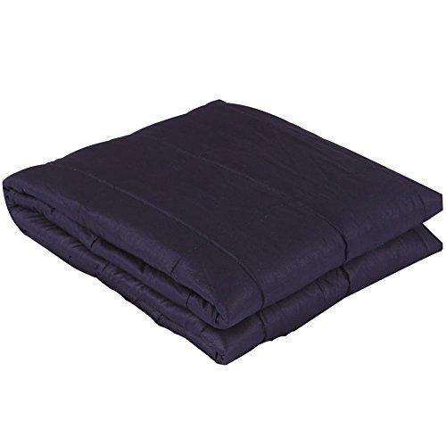 Weighted Idea Removable Duvet Covers for Weighted Blanket | Dark Grey | 100% Cotton Duvet Cover | 36''x48''