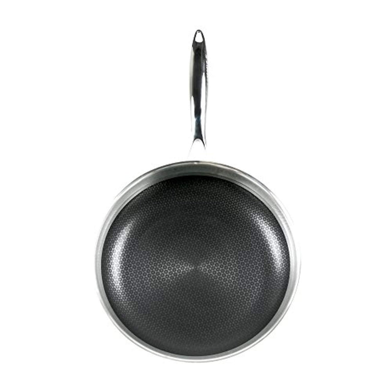 Frieling USA Black Cube Hybrid Stainless/Nonstick Cookware Fry Pan, 11-Inch