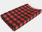 Changing pad cover in Red and Black Buffalo Plaid by AllTot - Boy Woodland Nursery Decor Handmade in the USA