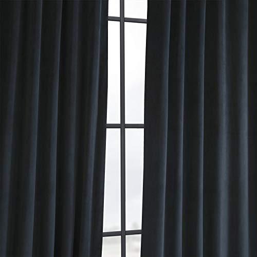 Half Price Drapes VPCH-192018-120 Signature Blackout Velvet Curtain, Burgundy, 50 X 120