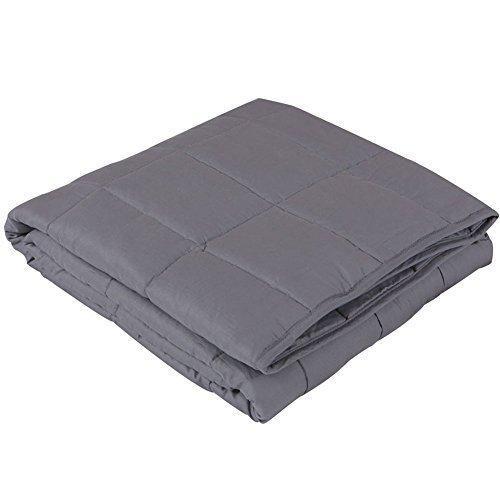 Weighted Idea Removable Duvet Covers for Weighted Blanket | Dark Grey | 100% Cotton Duvet Cover | 36''x48''