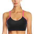 AKAMC Women's Removable Padded Sports Bras Medium Support Workout Yoga Bra 3 Pack