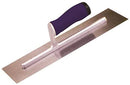 Finishing Trowel for Cement and Concrete 12” x 4” - Tempered Carbon Steel - Lightweight alloy mounting - by VanSmaGo