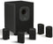 Leviton AEH50-BL Architectural Edition Powered By JBL 5-Channel Surround Sound Home Cinema Speaker System, Black