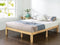 Zinus 14 Inch Deluxe Wood Platform Bed/No Boxspring Needed/Wood Slat Support/Natural Finish, Queen