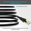 KASIMO CAT 8 Ethernet Cable 2 Feet 3 Pack Fastest Network Internet Ethernet LAN Cable,High Speed 40Gbps 2000Mhz SFTP LAN Wire Internet Patch Cable with RJ45 Connector for Switch/Router