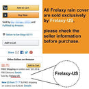 Frelaxy Waterproof Backpack Rain Cover for (15-90L), 2019 Upgraded Triple Waterproofing, Antislip Cross Buckle Strap, Ultralight Compact Portable, for Hiking, Camping, Biking, Outdoor, Traveling