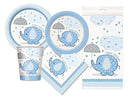 Blue Elephant Baby Shower Party Package - Serves 16 (Blue)