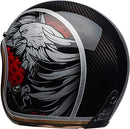 Bell Custom 500 Carbon Open-Face Motorcycle Helmet (Ace Cafe Tonup Black/White, X-Large)