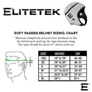 EliteTek Soft Padded Headgear - 7v7 Soft Shell - Rugby - Flag Football Helmet - Soccer Goalie & Epilepsy Head Fall Protection - Youth & Adult Sizing