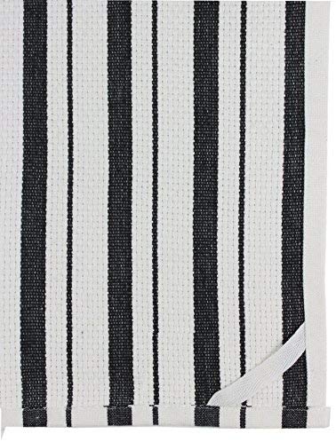 COTTON CRAFT - 12 Pack - Twill Stripe Kitchen Towel - Multi- 100% Cotton - Oversized 16x28 - Modern Clean Striped Pattern