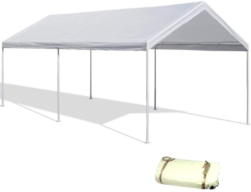 20'X40' White Canopy Replacement Cover Top Roof Tarp Shade Car Motorcycle Boat Jetski or Trade Show Canopy by DAY STAR SHADES