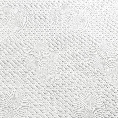 PrimaSleep Wave Gel Infused Memory Foam Mattress, 10'' H, Queen, Blue