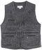 LUSI MADAM Mens Outdoor Vest Multi-Pockets Casual Vest for Work Fishing Photography Journalist