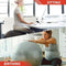 URBNFit Exercise Ball (Multiple Sizes) for Fitness, Stability, Balance & Yoga - Workout Guide & Quick Pump Included - Anti Burst Professional Quality Design