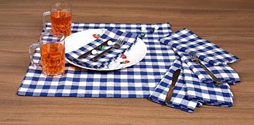 Cloth Napkin In Gingham Plaid Check Fabric-18x18 Red White, Wedding Napkins,Cocktails Napkins,Fabric Napkins,Cotton Napkins Mitered Corners & Generous Hem, Machine Washable Dinner Napkins Set of 12