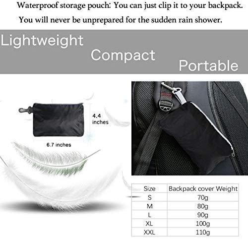 Frelaxy Waterproof Backpack Rain Cover for (15-90L), 2025 Upgraded Triple Waterproofing, Antislip Cross Buckle Strap, Ultralight Compact Portable, for Hiking, Camping, Biking, Outdoor, Traveling