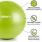 URBNFit Exercise Ball (Multiple Sizes) for Fitness, Stability, Balance & Yoga - Workout Guide & Quick Pump Included - Anti Burst Professional Quality Design