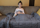 YnM Weighted Blanket (15 lbs, 48''x72'', Twin Size) | 3.0 Heavy Blanket | 100% Cotton Material with Glass Beads