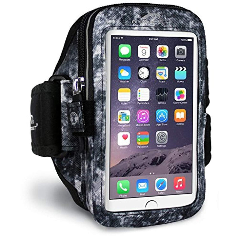 Armpocket Mega i-40 armband for iPhone X/8/7/6s/6, Galaxy S8+, Note 8, Google Pixel 2/1 & Pixel 2 XL/XL or other phones and cases up to 6.5