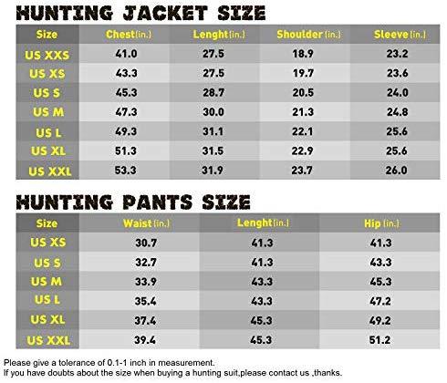 NEW VIEW Hunting Jacket Waterproof Hunting Camouflage Hoodie for Men,Hunting Suit