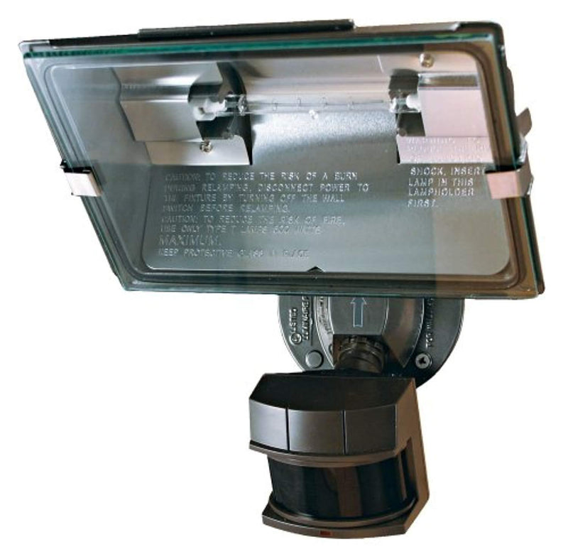 Heath Zenith SL-5311-BZ Bronze Professional Dual Brite Motion Sensor Quartz Security Light, Black