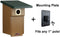 Kettle Moraine Recycled Eastern Bluebird House Nesting Box (1, Blue, Blue)