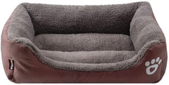 Shinyee Dog Pet Cat Bed Warmer Extra Waterproof Beds Soft Washable Comfort Sofa Dark Green Small(45 * 35 * 12CM)