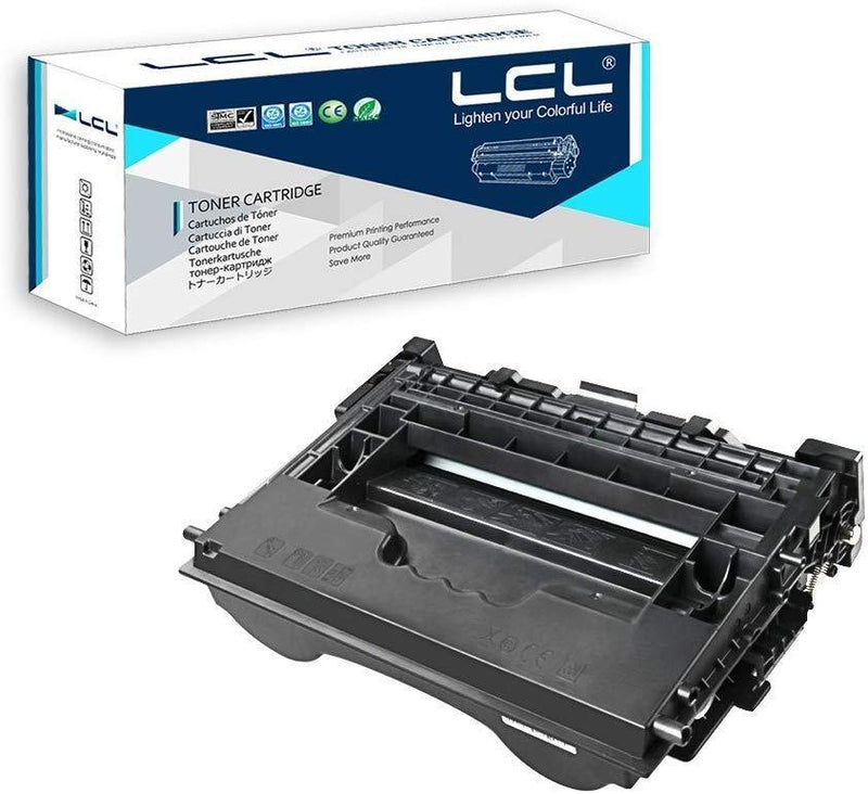 LCL Compatible Toner Cartridge Replacement for HP 37A CF237A M607n M607dn M608x M609dn MFP M631 M632 M633 (1-Pack Black)